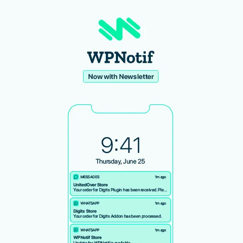 Vista previa de WPNotif: WordPress SMS & WhatsApp Notifications