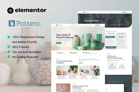 Pottero - Template Kit for Pottery & Ceramics Studio