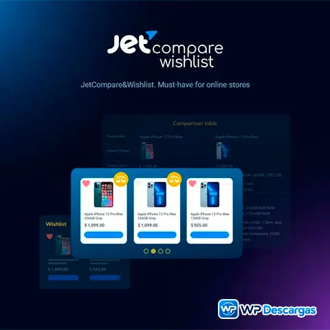 JetCompareWishlist For Elementor