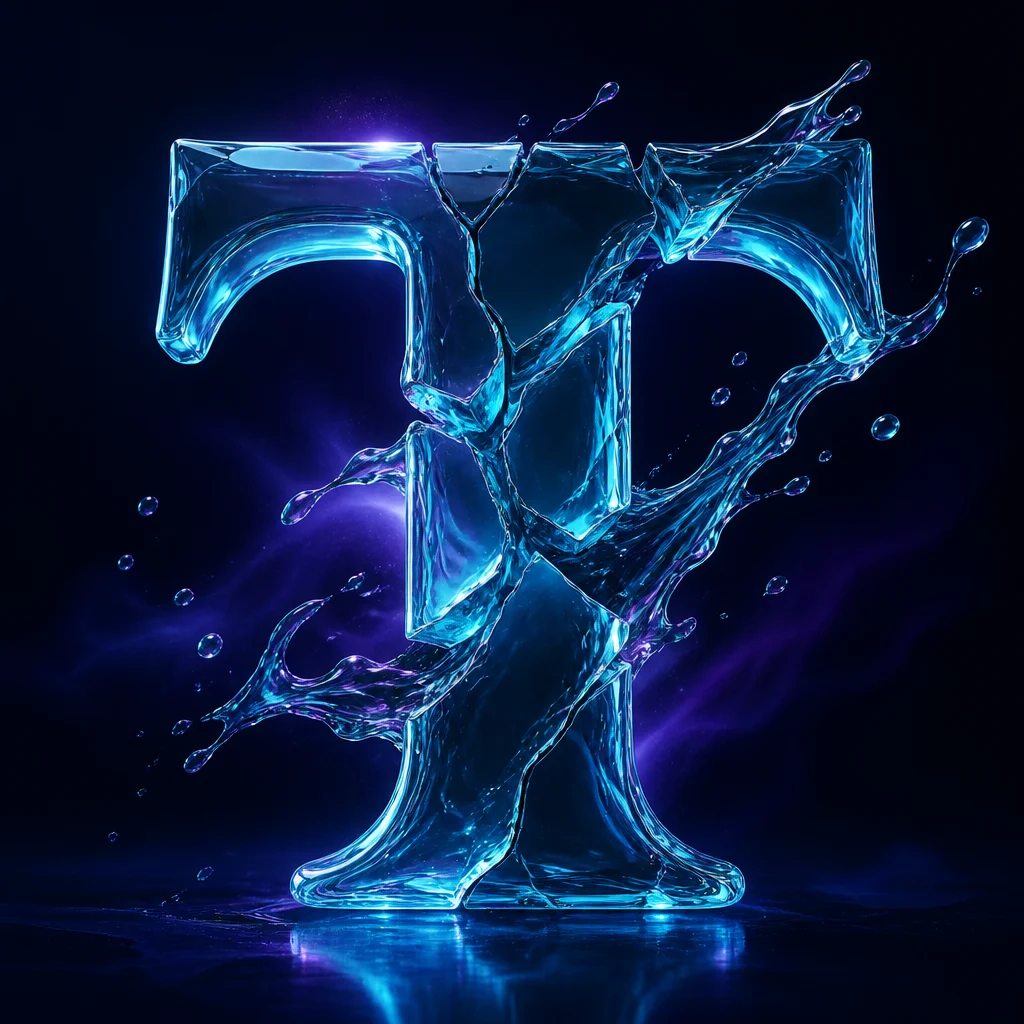 Preview of Liquid Fracture Text Effect