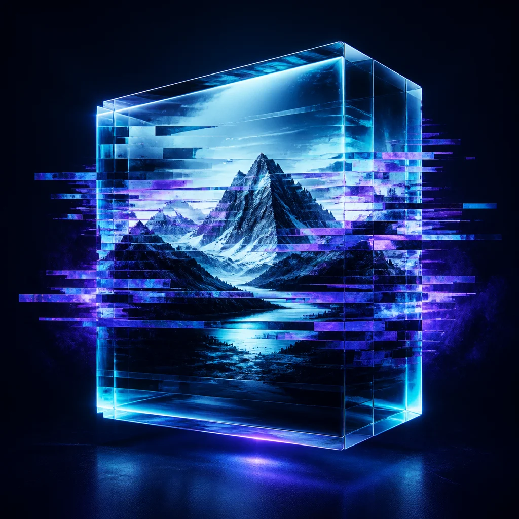 Preview of Screen Glitch Photo Effect