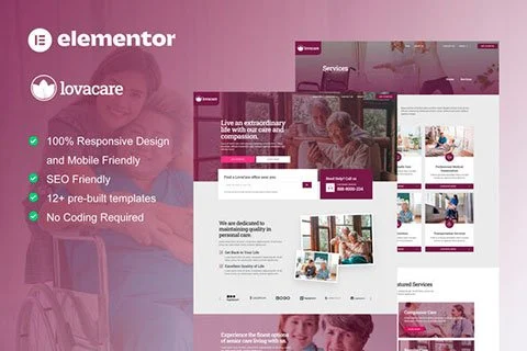 LovaCare - Template kit for Senior Care Services