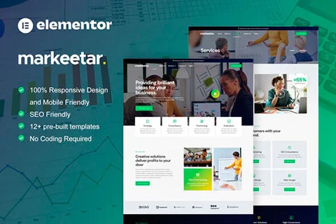 Markeetar - Template kit for marketing agency