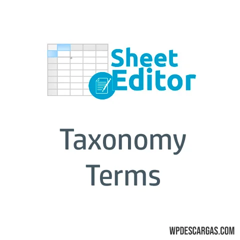 Vista previa de WP Sheet Editor - Taxonomy Terms Pro