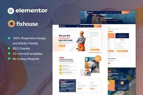 FixHouse - Template kit for Handyman & Repair Service