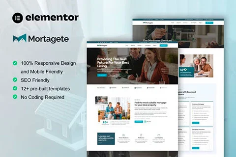 Mortagete - Template Kit for Mortgage Company