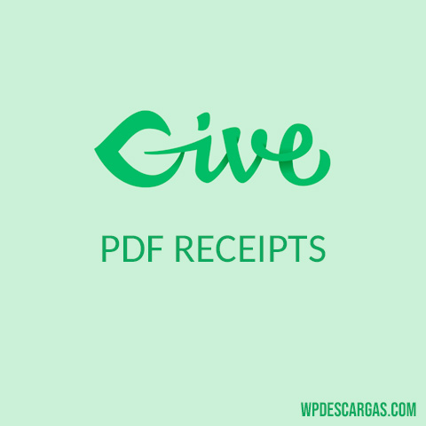 GiveWP PDF Receipts