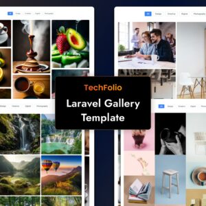 TechFolio - Laravel TailwindCSS Portfolio Template