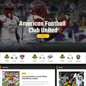 Gridiron | WordPress del equipo de fútbol americano y la NFL