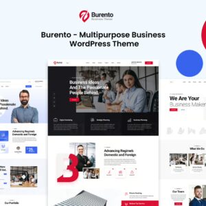 Burento - Tema empresarial multipropósito de WordPressv