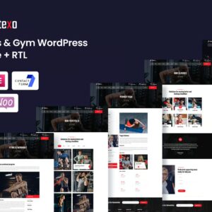 Futexo - Tema de WordPress para fitness y gimnasio con RTL