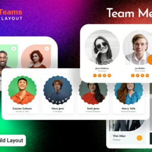 Team Member Layout HTML Template - Pro Team