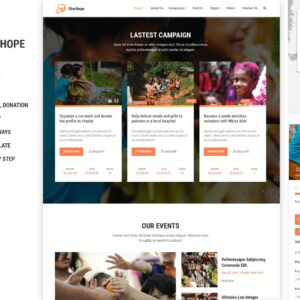 Tema de WordPress para organizaciones benéficas y donaciones - Charihope