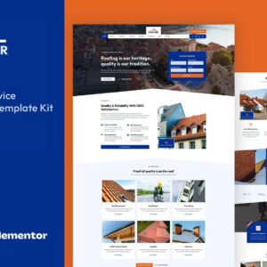 Roofixer - Template Kit Elementor Pro para servicios de techos