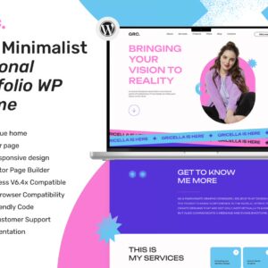 LinkGrace - Tema de WordPress para Porfolios Creativos