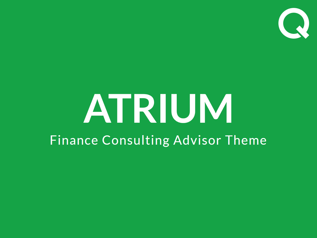 Atrium – Tema de WordPress para finanzas y consultoría