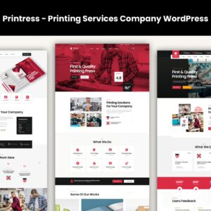 Printress - Empresa de servicios de impresión WordPress