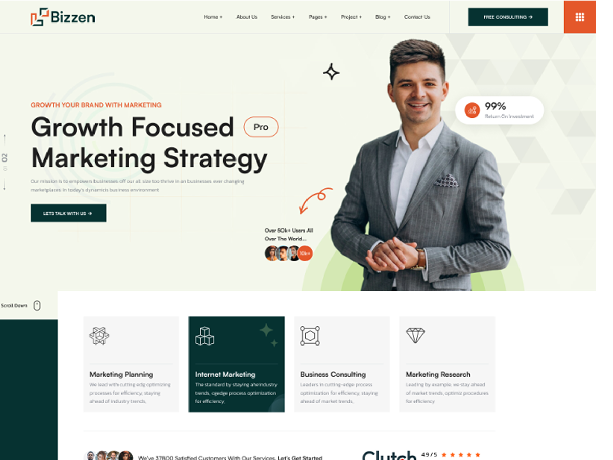 Business – Tema de WordPress para consultoría