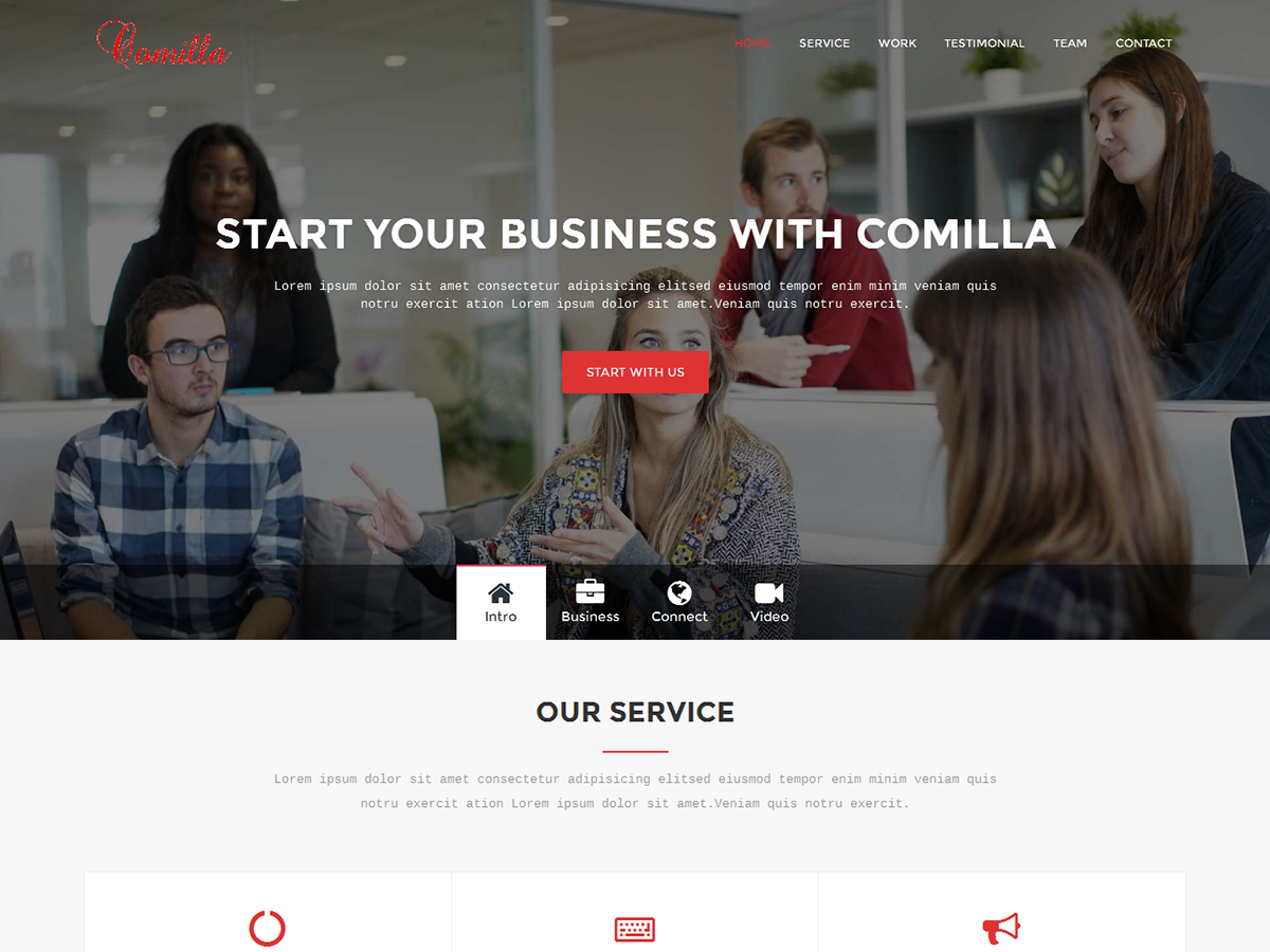Comilla – Tema de WordPress para digital y agencia y página