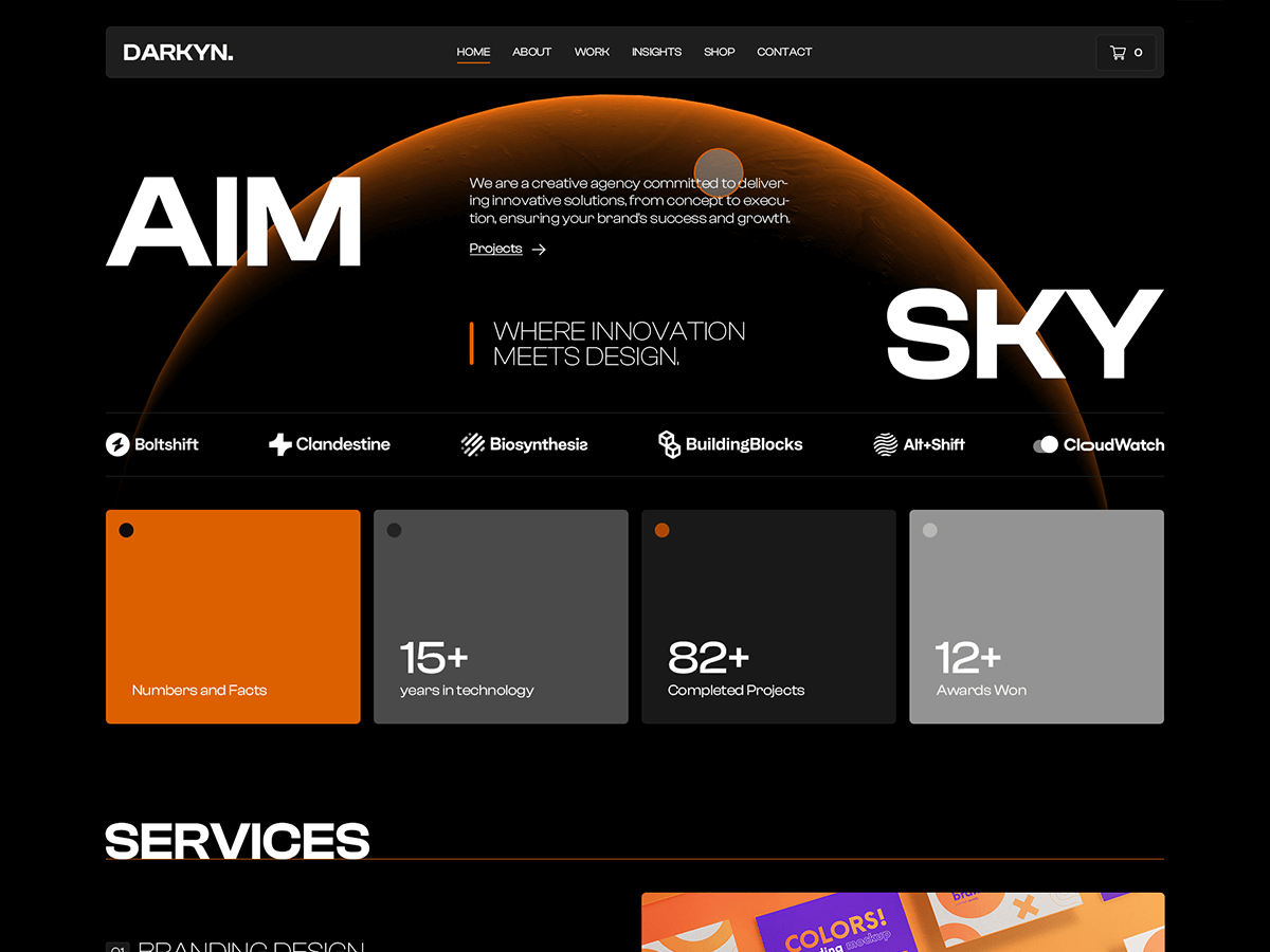 Darkyn – Tema de WordPress para agencia