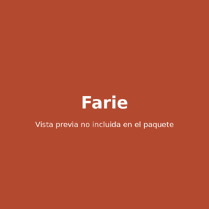 Farie – Tema Shopify para muebles