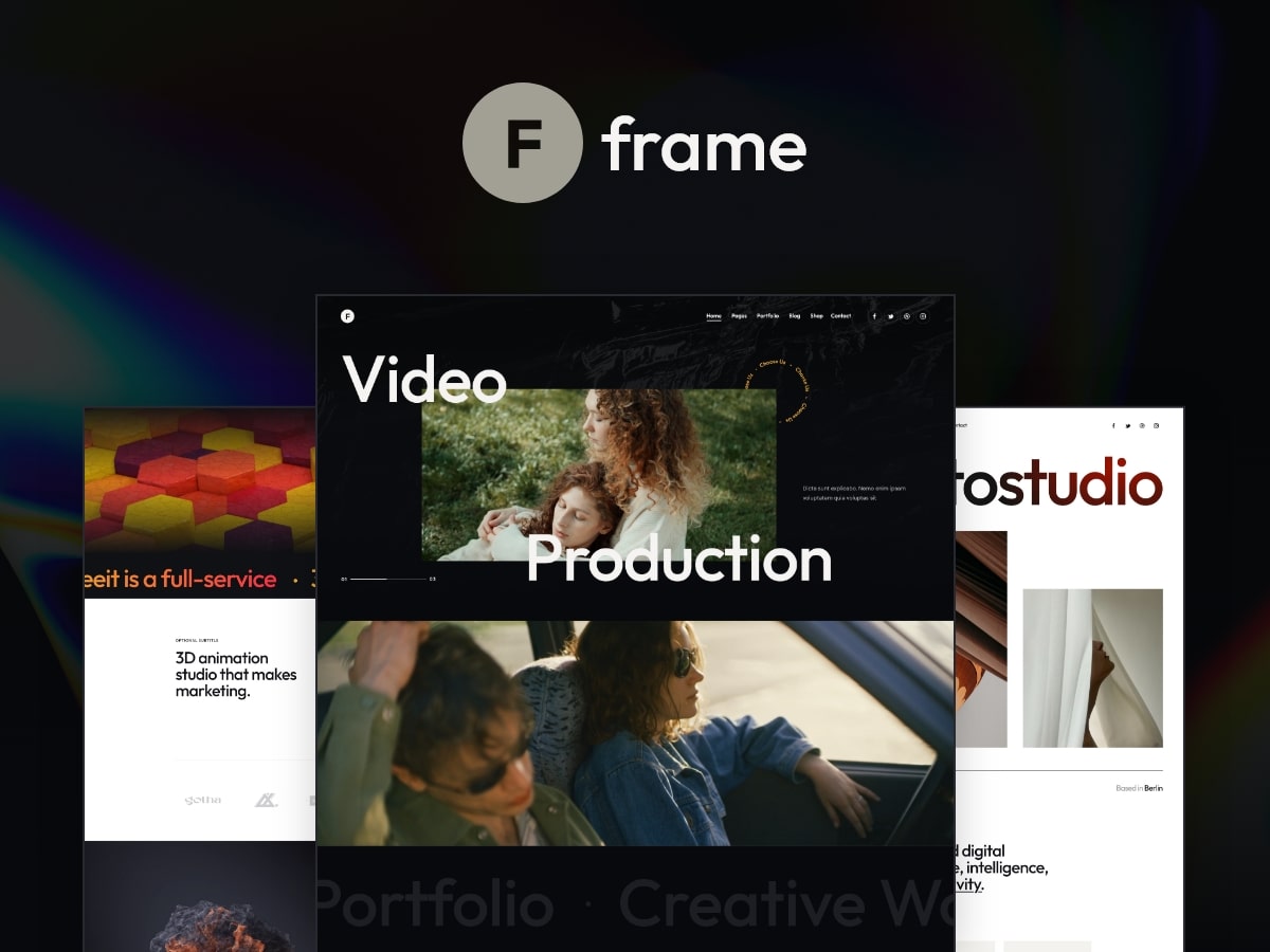 Frame – Tema de WordPress multipropósito
