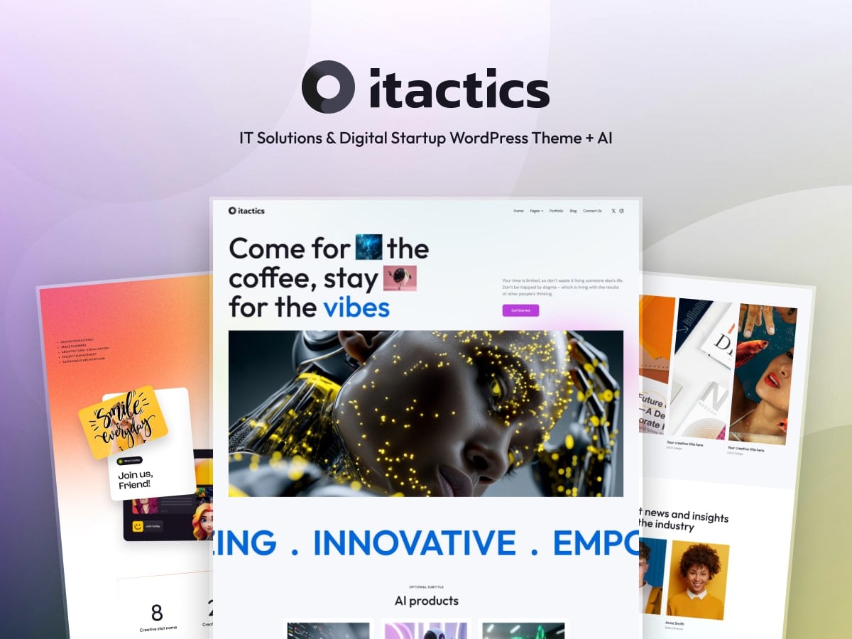 Itactics – Tema de WordPress multipropósito