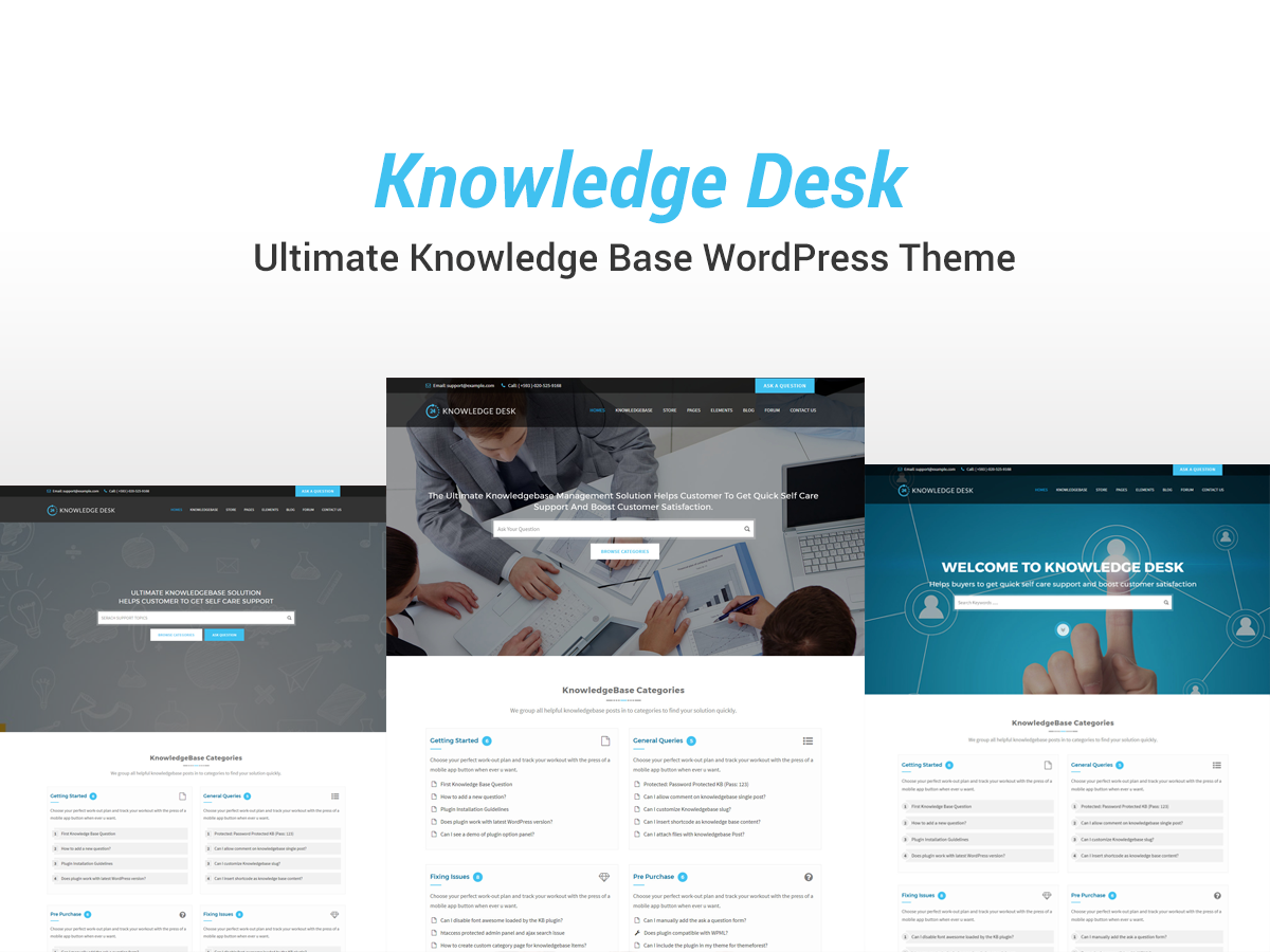 Knowledgedesk – Tema de WordPress para base de conocimiento