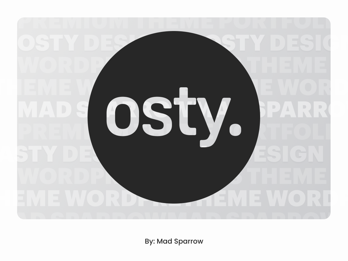 Osty – Tema de WordPress para agencia y portafolio
