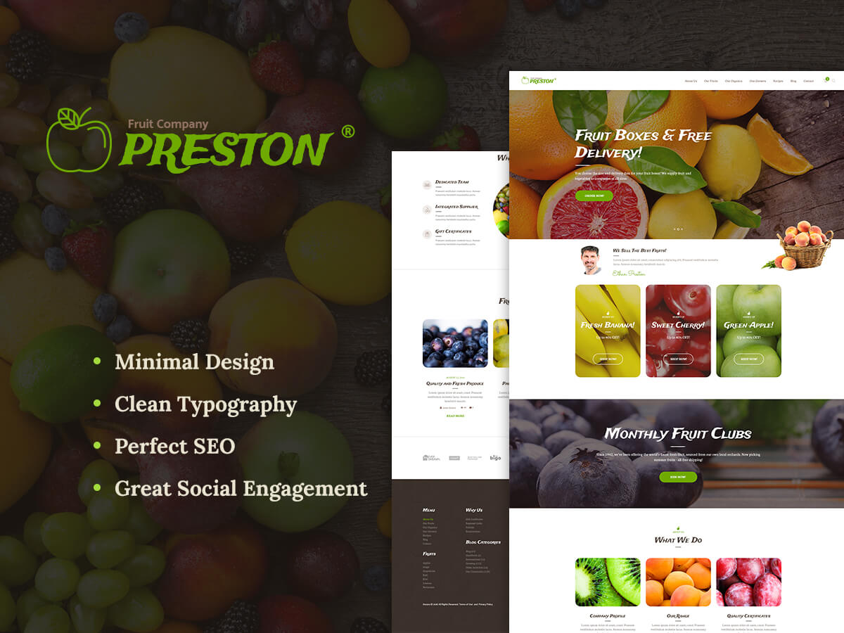 Preston – Tema de WordPress multipropósito