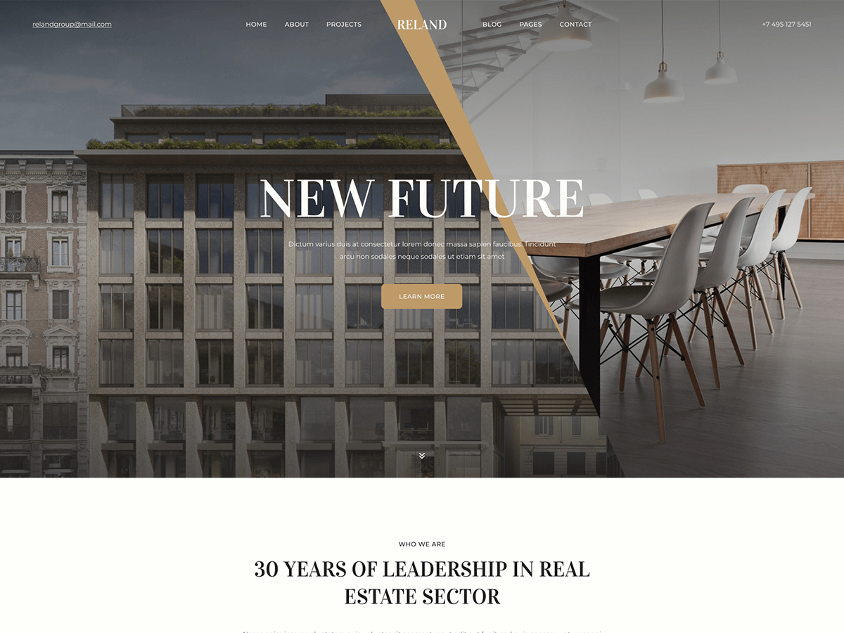 Real – Tema de WordPress para inmobiliaria y group