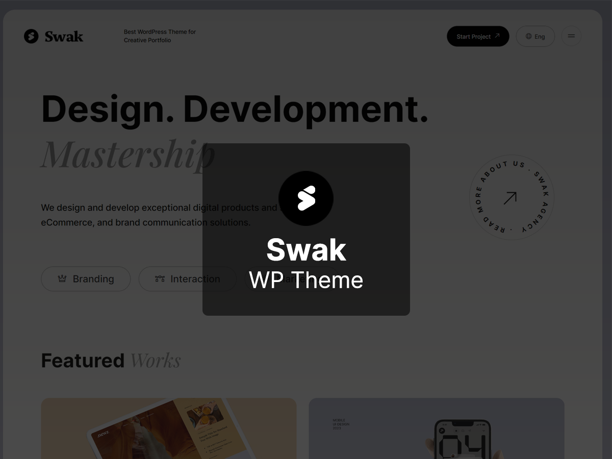 Swak – Tema de WordPress para agencia y portafolio